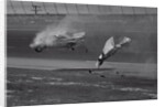Race Car Crashing on Track by Anonymous