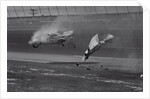 Race Car Crashing on Track by Anonymous