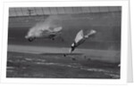 Race Car Crashing on Track by Anonymous