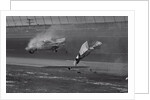 Race Car Crashing on Track by Anonymous