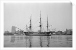 Old Ironsides in Boston Harbor by Anonymous