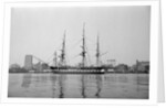 Old Ironsides in Boston Harbor by Anonymous