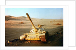 Wrecked Jordanian Tanks in Judean Hills by Anonymous