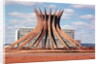 View of Brasilia Cathedral Under Construction by Anonymous