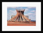 View of Brasilia Cathedral Under Construction by Anonymous