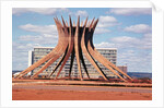 View of Brasilia Cathedral Under Construction by Anonymous