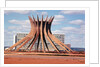 View of Brasilia Cathedral Under Construction by Anonymous