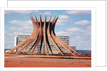 View of Brasilia Cathedral Under Construction by Anonymous