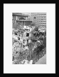 Demolition of the Famed Imperial Hotel Designed by Frank LLoyd Wright by Corbis