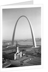 Aerial View of the Gateway Arch by Anonymous