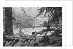 White House Lawn Covered in Snow by Anonymous