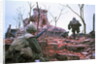 American Marines Advancing up Outer Wall of Citadel by Anonymous