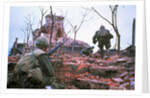 American Marines Advancing up Outer Wall of Citadel by Anonymous