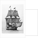 Replica of Mayflower Sailing by Anonymous