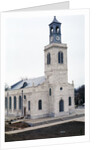 Exterior View of Church Being Reconstructed by Anonymous