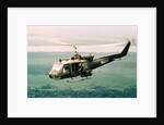 American Gunners Firing from Helicopter in Vietnam by Anonymous