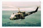 American Gunners Firing from Helicopter in Vietnam by Anonymous