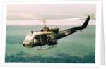 American Gunners Firing from Helicopter in Vietnam by Anonymous