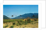 View of Helicopters Landing by Anonymous