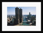 View of the Twin Towers in Chicago by Anonymous