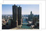 View of the Twin Towers in Chicago by Anonymous
