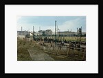 Soldiers Building Berlin Wall by Anonymous