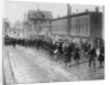 View of Mill Strikers During Protest by Anonymous