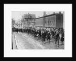 View of Mill Strikers During Protest by Anonymous