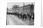 View of Mill Strikers During Protest by Anonymous