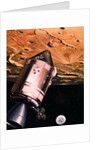 Illustration Showing Apollo 8 in Orbit by Anonymous