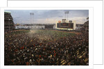 Mets Fans Bombarding the Field by Anonymous