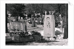 Coffin at Burial Site by Anonymous