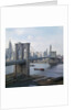 Brooklyn Bridge with Lower Manhattan Skyline by Anonymous