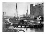View of Canal Locks over Water by Anonymous