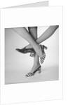 View of Women's Feet Wearing High Heeled Shoes by Anonymous