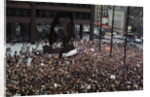 View of Demonstrators at Civic Center by Anonymous