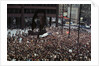 View of Demonstrators at Civic Center by Anonymous
