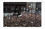 View of Demonstrators at Civic Center by Anonymous