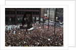 View of Demonstrators at Civic Center by Anonymous