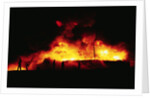 Suez Burning from Air attacks by Anonymous