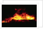 Suez Burning from Air attacks by Anonymous