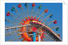 Ferris Wheel and Roller Coaster at Expo 1970 by Anonymous