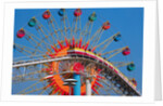 Ferris Wheel and Roller Coaster at Expo 1970 by Anonymous