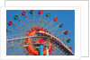 Ferris Wheel and Roller Coaster at Expo 1970 by Anonymous