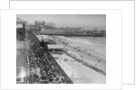 Aerial View of Crowds on a Boardwalk by Anonymous