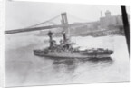 Navy Ship Leaving Navy Yard by Anonymous