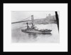 Navy Ship Leaving Navy Yard by Anonymous