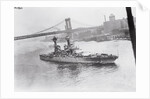 Navy Ship Leaving Navy Yard by Anonymous