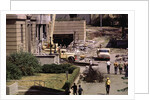 Workmen Clearing Building Debris by Anonymous