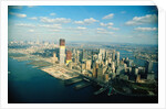 Aerial View of World Trade Center Construction by Anonymous